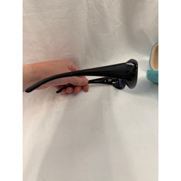 Furla Empire Black Oval Sunglasses GS - Picture 7 of 8